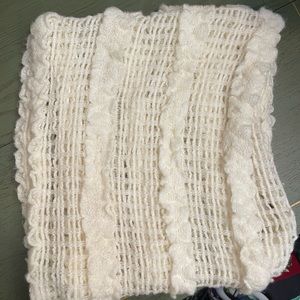 White infinity scarf